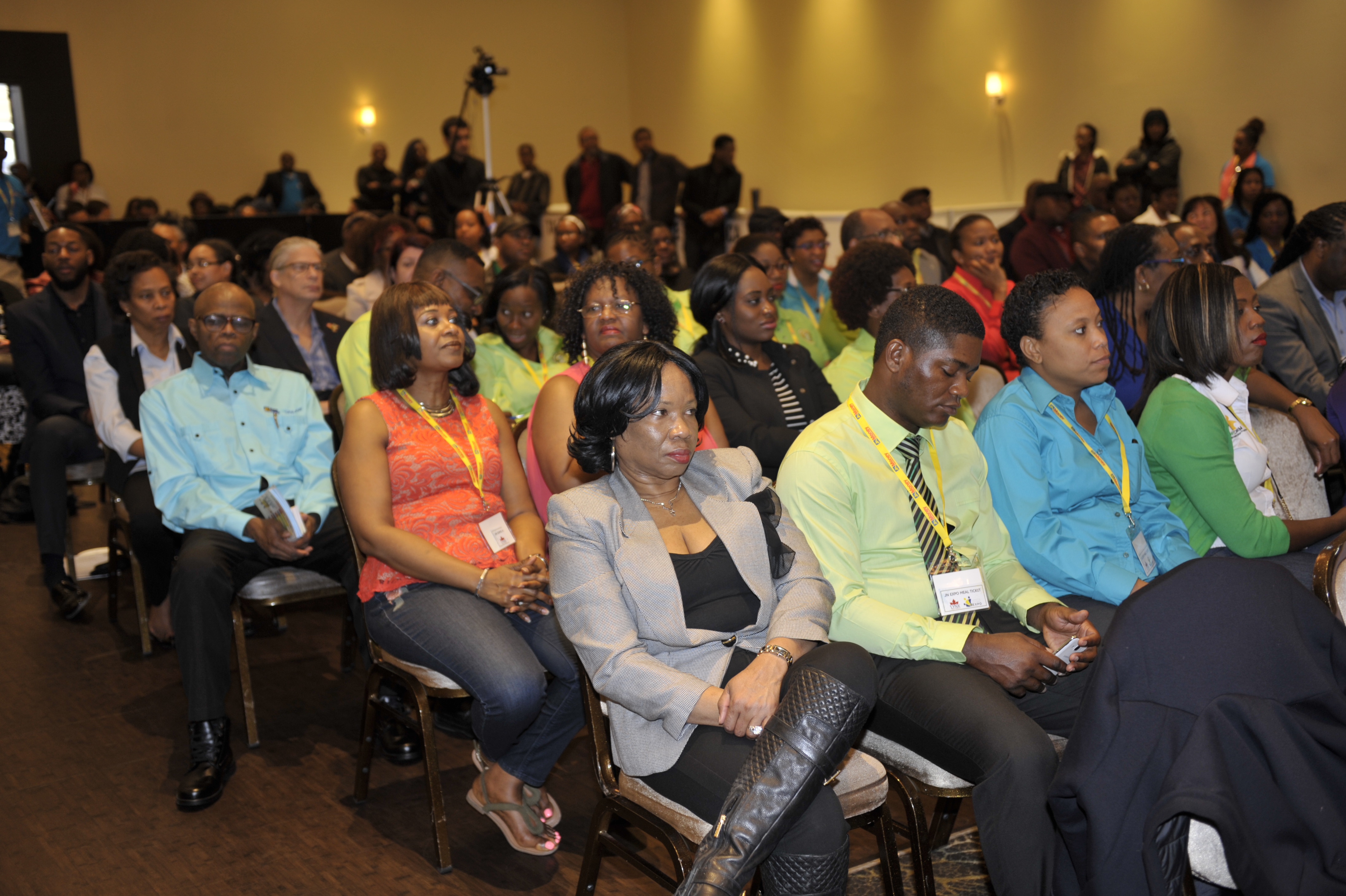 A section of the crowd that attended the JN Group Expo in Toronto, Canada on April 27 at the Pearson Convention Center in Toronto, Canada.