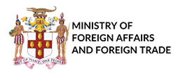 MOFA_logo - The Jamaica National Group Limited Official seal of the Ministry of Foreign Affairs and Foreign Trade, featuring the coat of arms and the ministry name