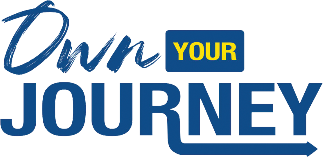 own-your-journey - The Jamaica National Group Limited Logo reading 'Own YOUR JOURNEY' with 'Own' in cursive blue, 'YOUR' in yellow on a blue box, and 'JOURNEY' in bold blue text.